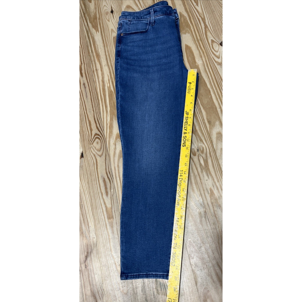 Talbots Flawless Womens 10 High Waist Jegging Jeans Crop Zip Fly
