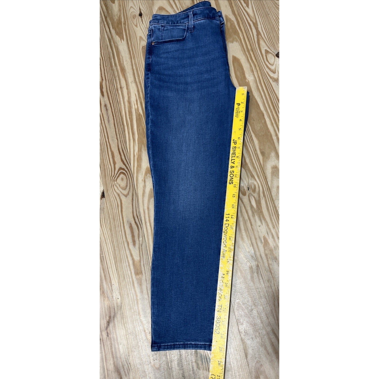Talbots Flawless Womens 10 High Waist Jegging Jeans Crop Zip Fly