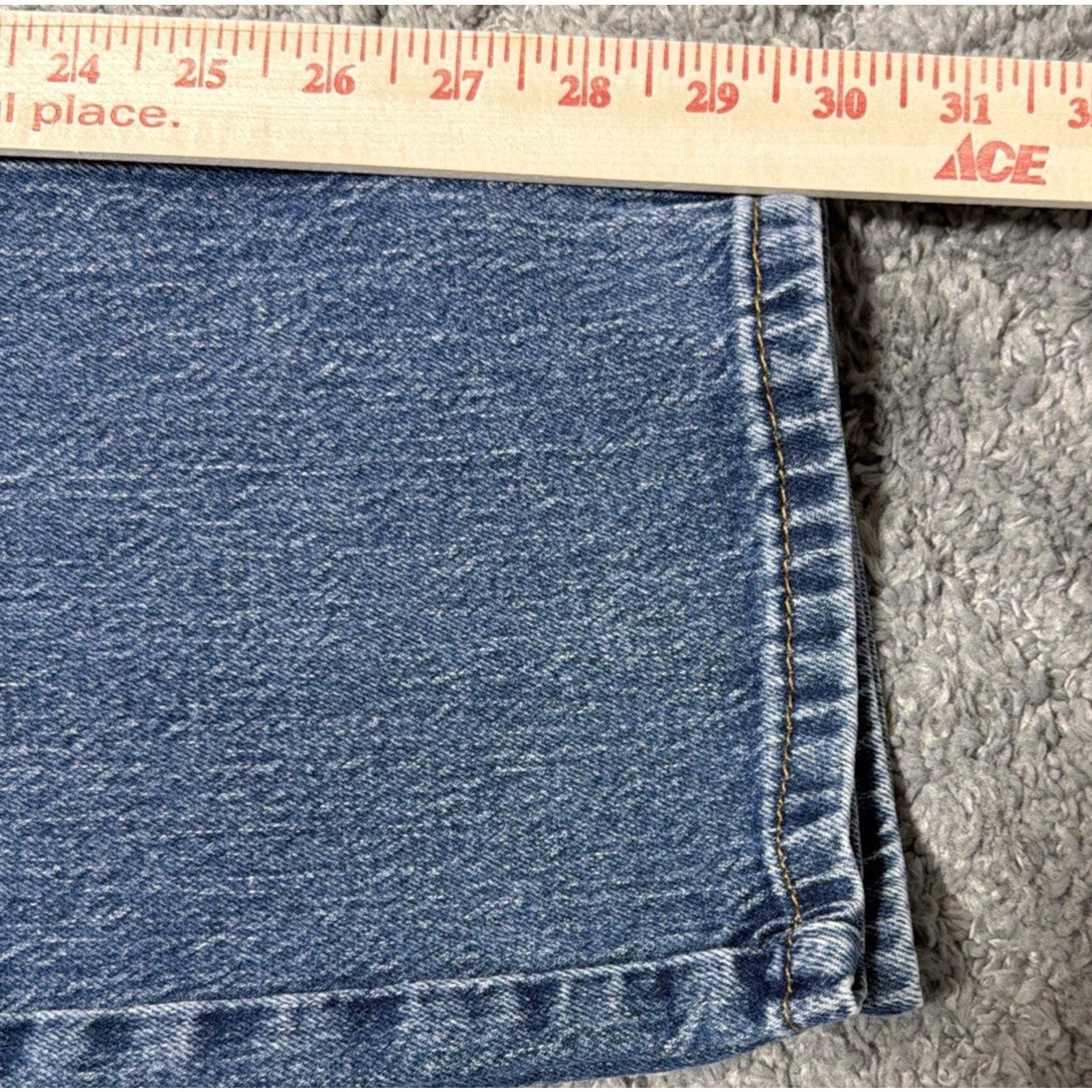 Levis Jeans Mens 38x30 Blue 505 Straight American Workwear Medium Denim