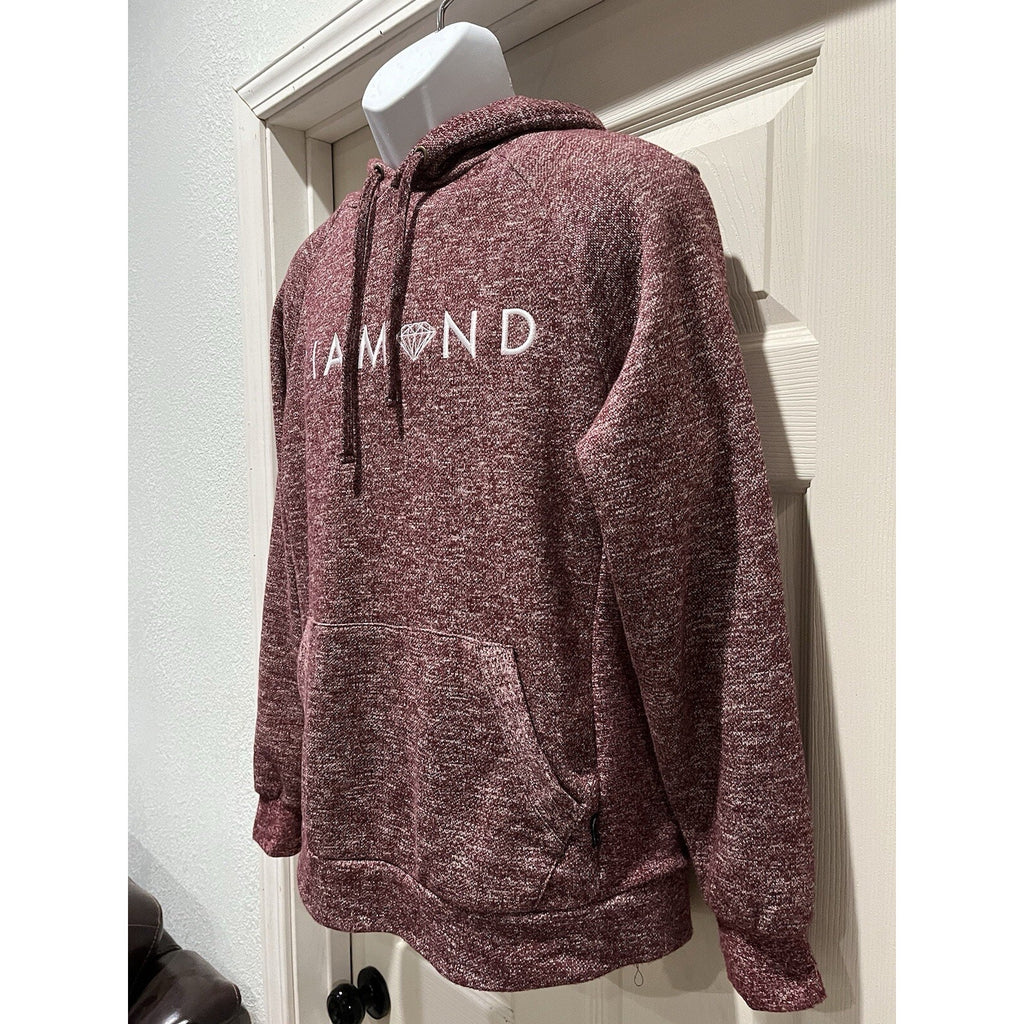 Diamond Supply Co Men’s Oversized Size S Hoodie Sweatshirt Red Skate Streetwear