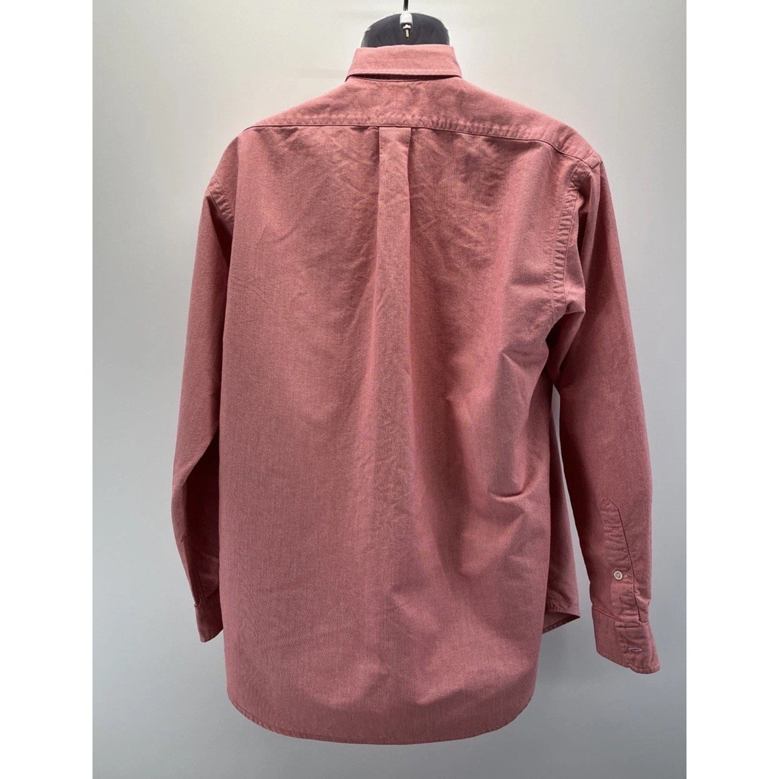 Ralph Lauren Blake Shirt Mens Size M Pink Flesh Pony Long Sleeve Buton Dwn