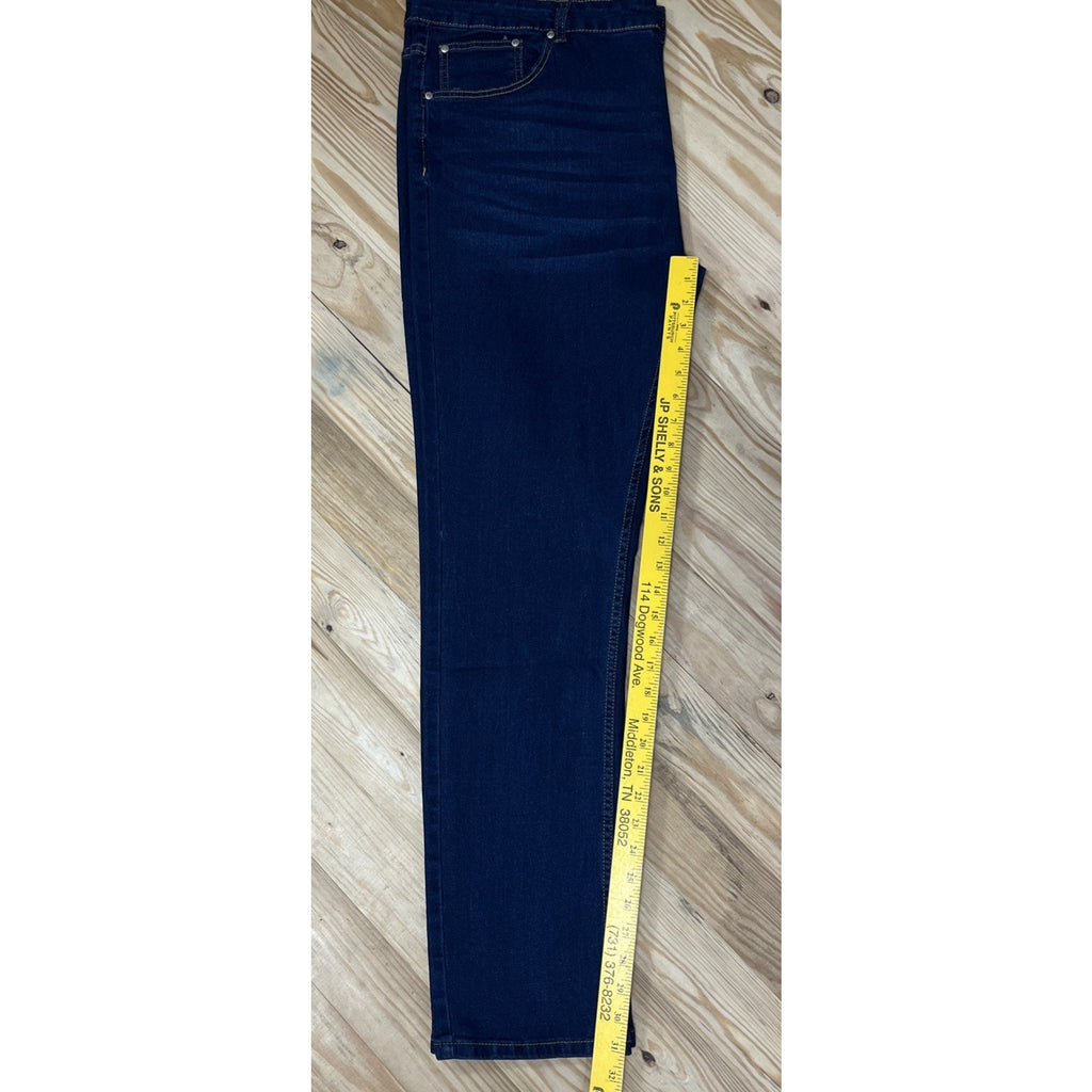 Blu Rock Men's Flex 4-Way Stretch Slim Fit Jeans Medium Wash Size 42x32 NWT