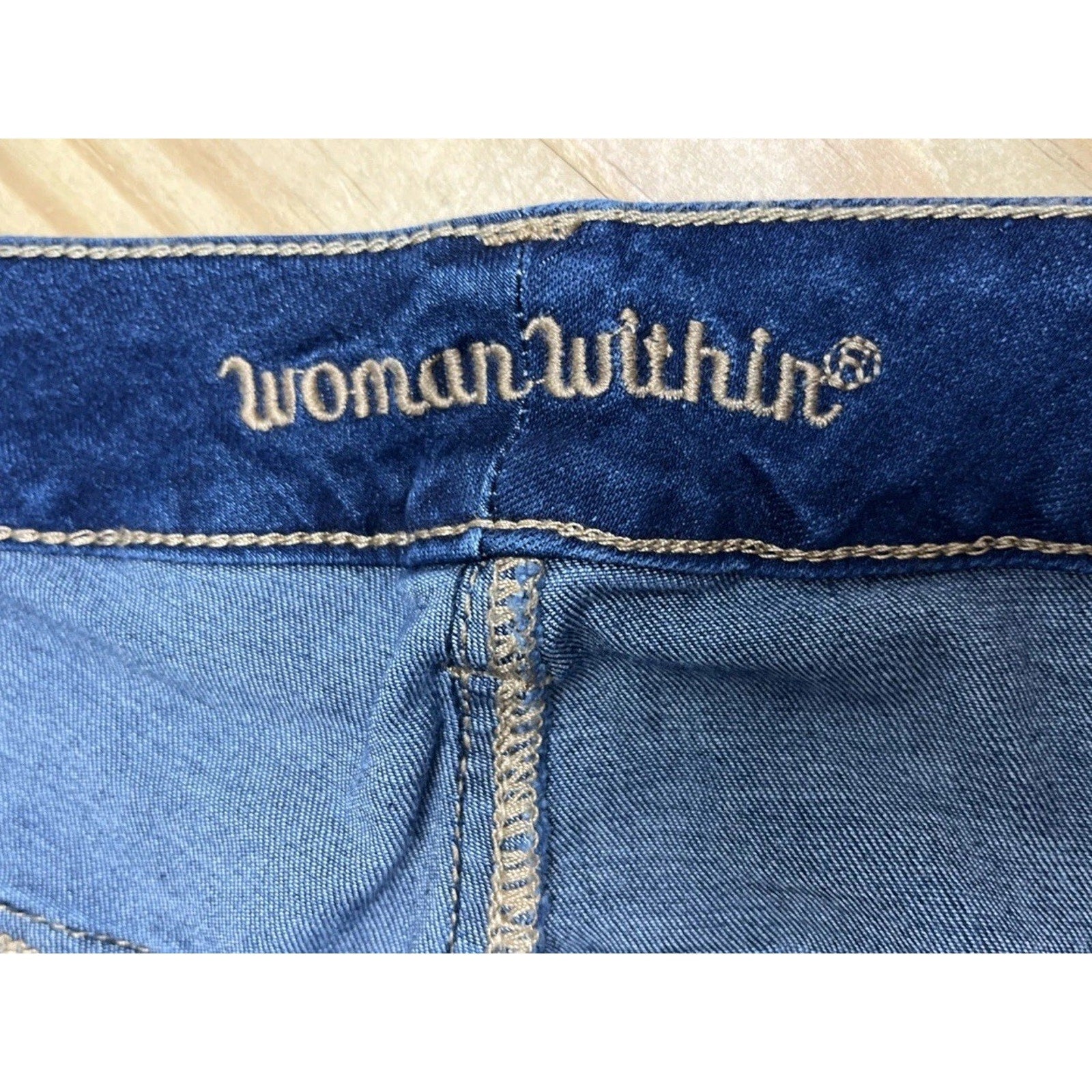 Denim Jeans Woman Within, Size 24W