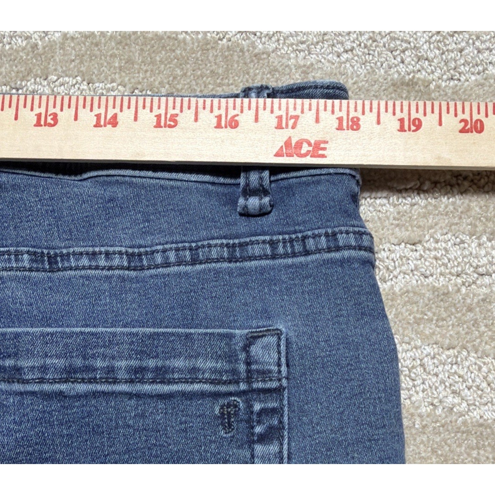 The Perfect Jean NYC Pants Mens 35x30 Blue Athletic Fit Stretch TPJ