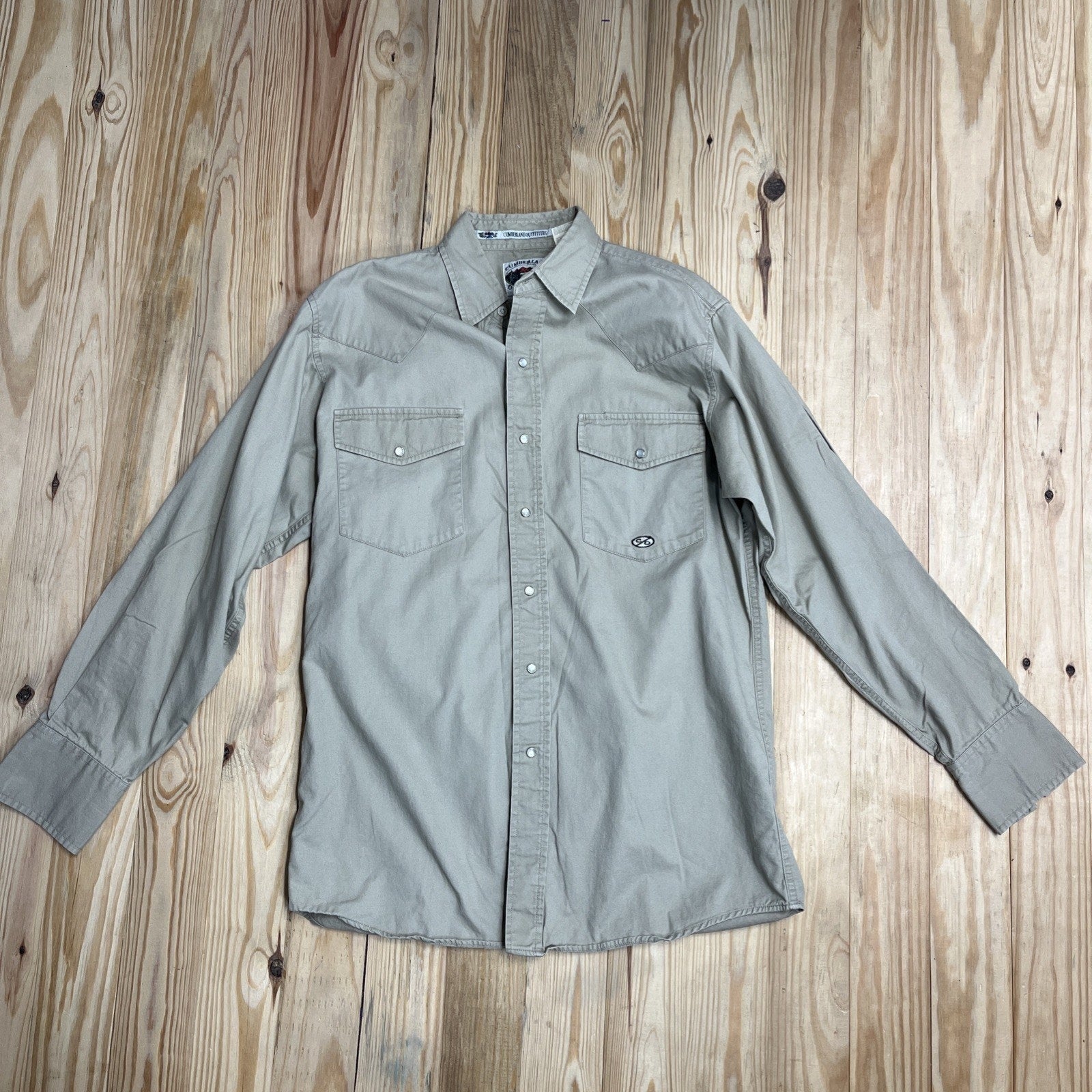 Vintage 90’s Cumberland Outfitters Button Up Longsleeve Pearl Snaps M