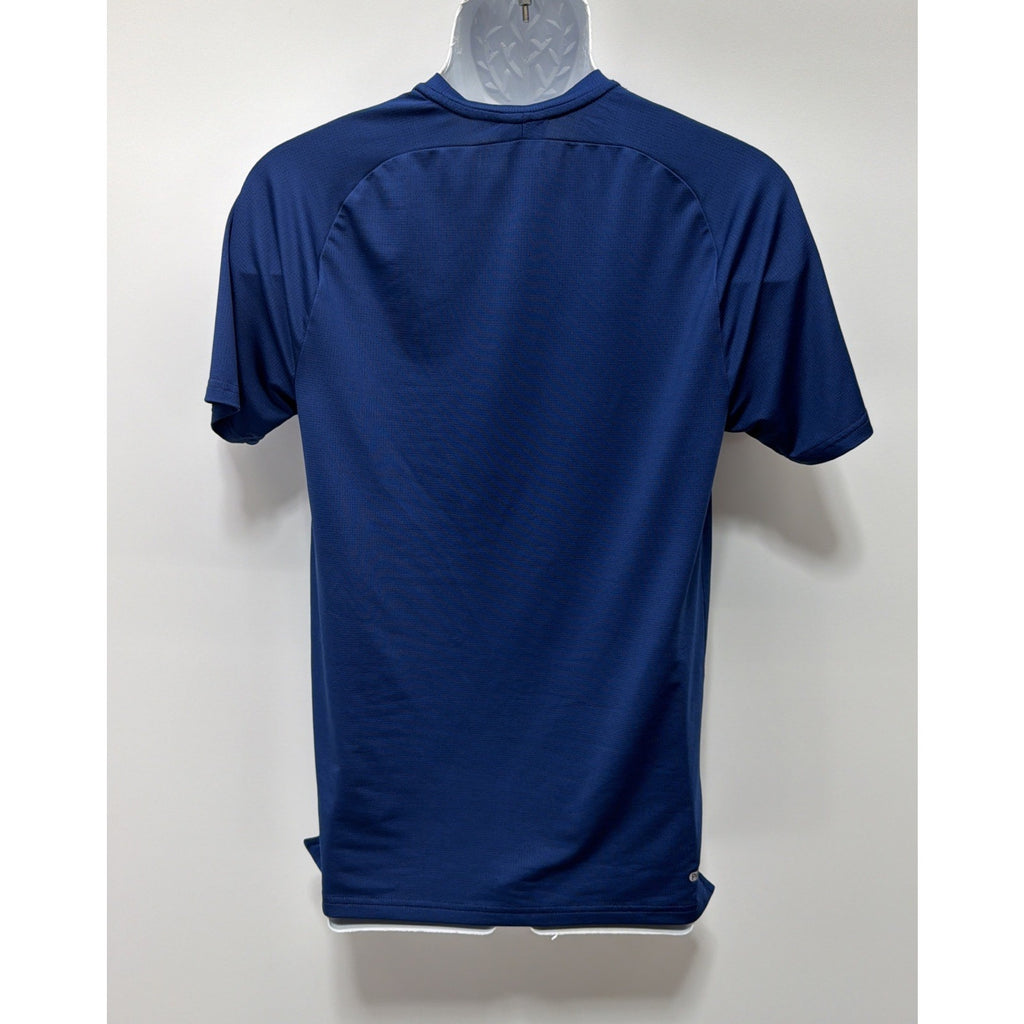 Spyder Active T-Shirt Men's Small Navy Stretch Short Sleeve Pro Web Tee