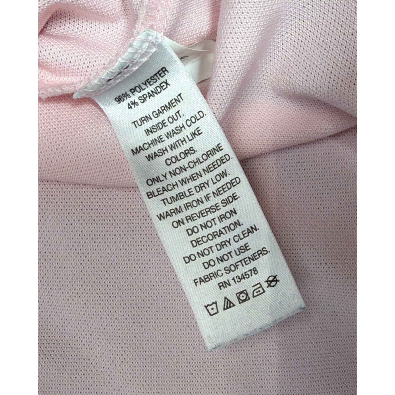 Vineyard Vines Shirt Mens Large Pastel Pink Short Sleeve Jersey Polo Whale