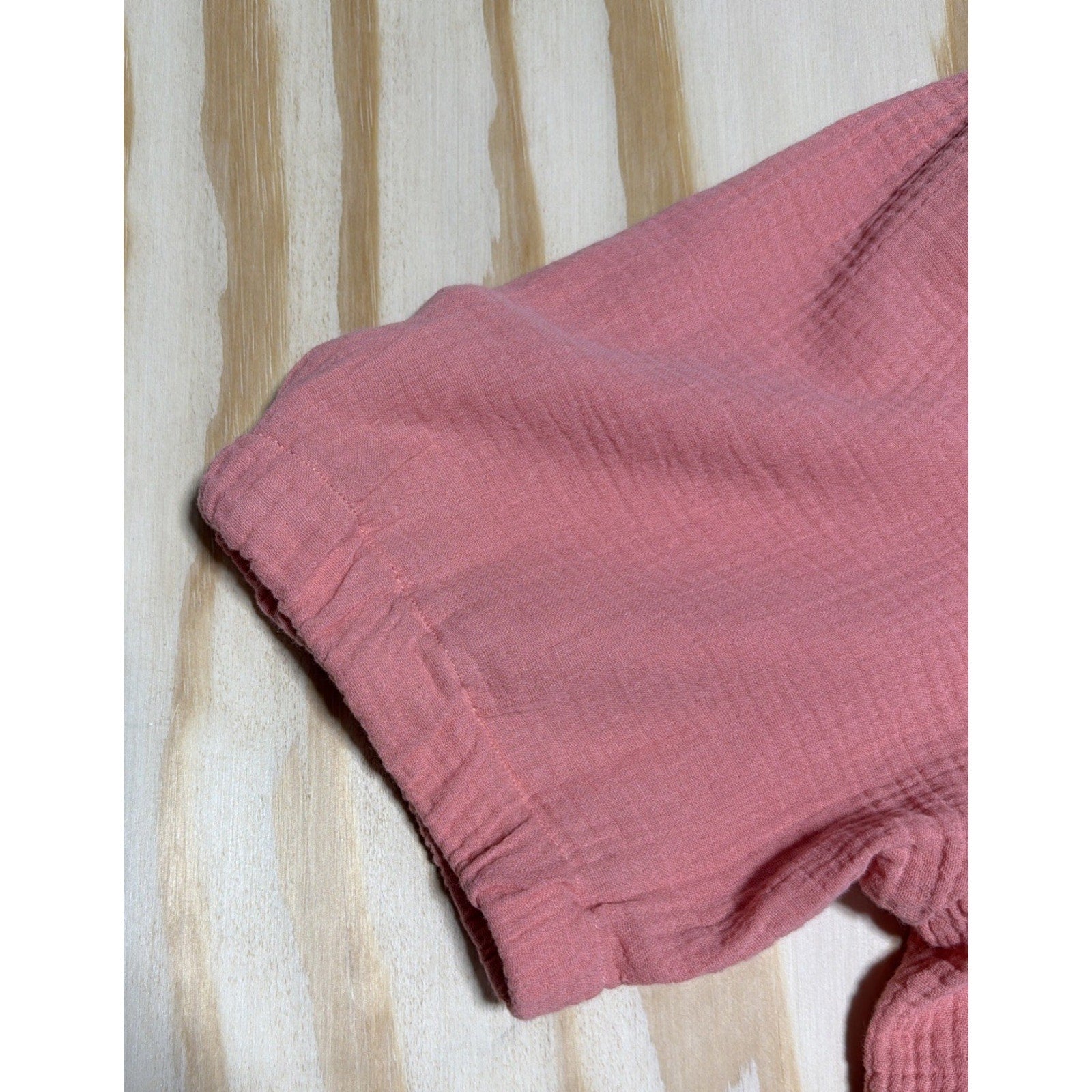 Falls Creek Double Cloth Popover Boxy Top Melon Women's Size XL NEW