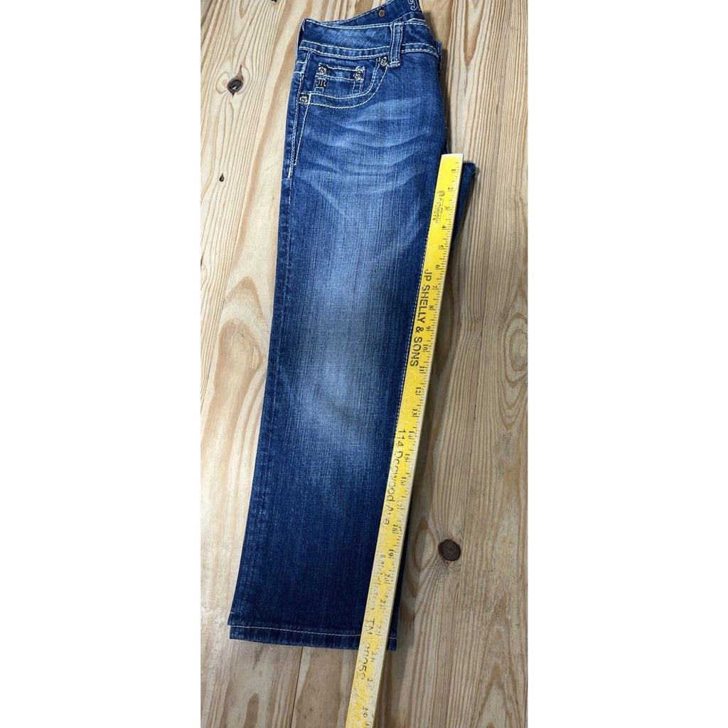 Miss Me Jeans Capri Women’s 26 Inseam 20" JP6048P5 Embellished Distressed