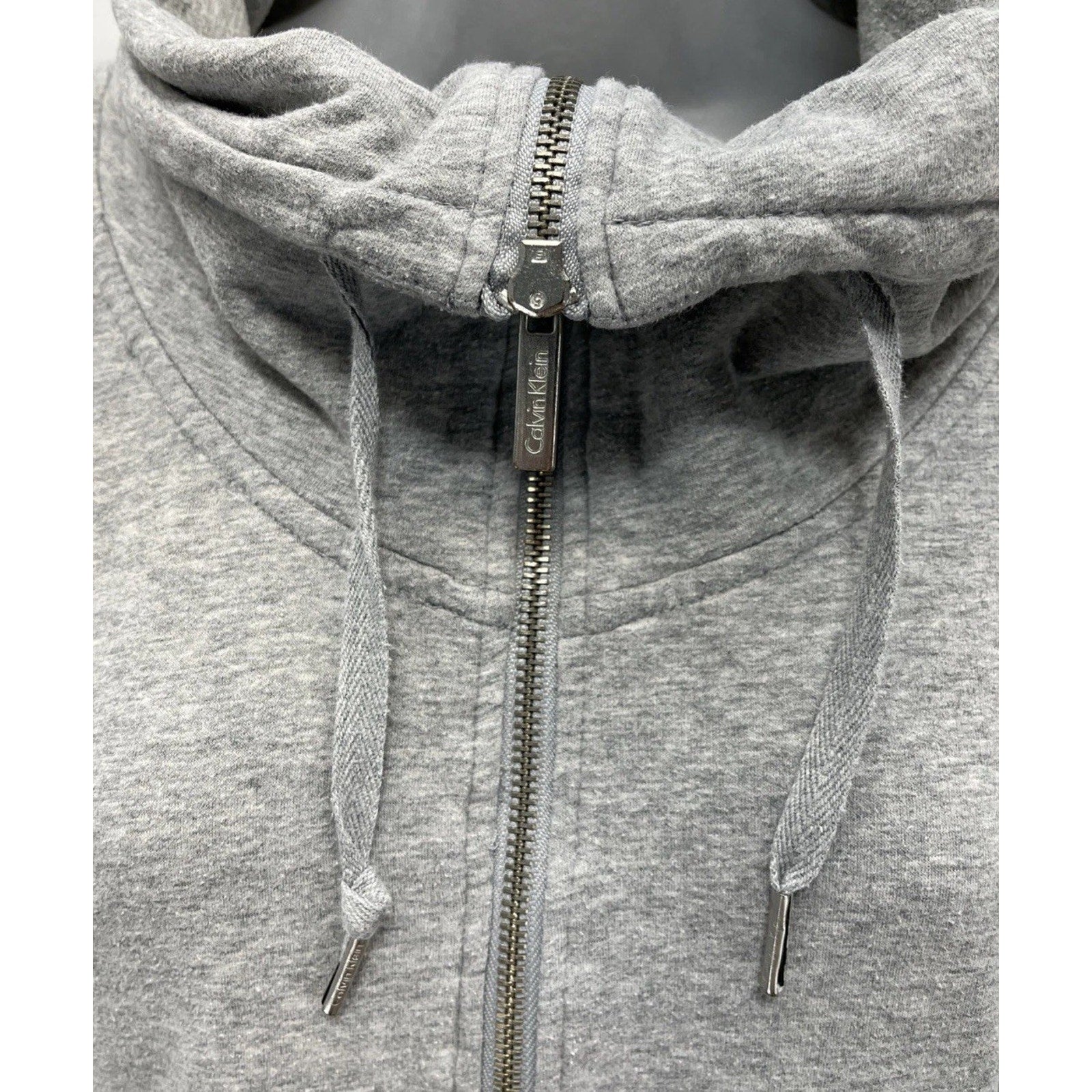 Calvin Klein Performance Mock Neck Full Zip Athletic Jacket Grey Size XXL