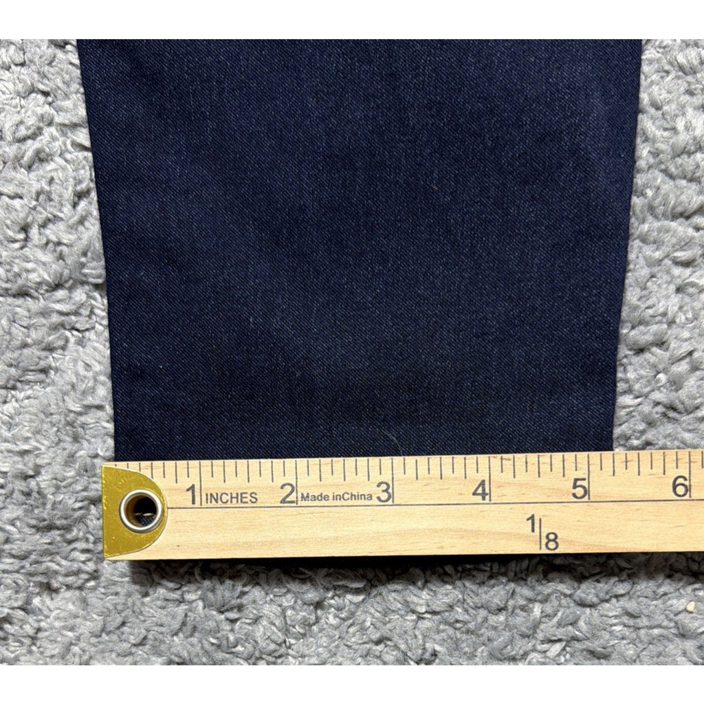 MK Michael Kors Izzy Skinny ANKLE Dark Rinse Logo Jeans Select Size 10 32x29