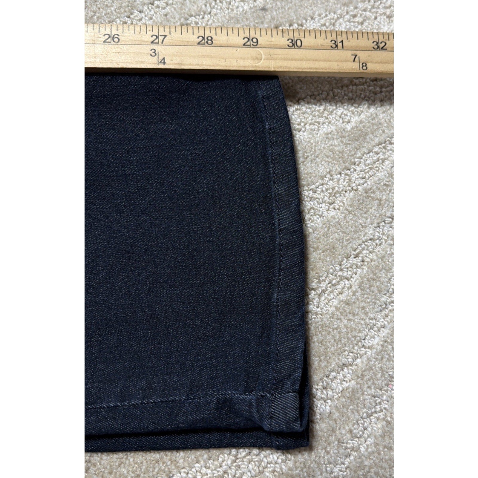 Democracy Jeans Womens 8 Boot Cut Mid Rise Dark Wash Stretch Denim Ab 30x29.5