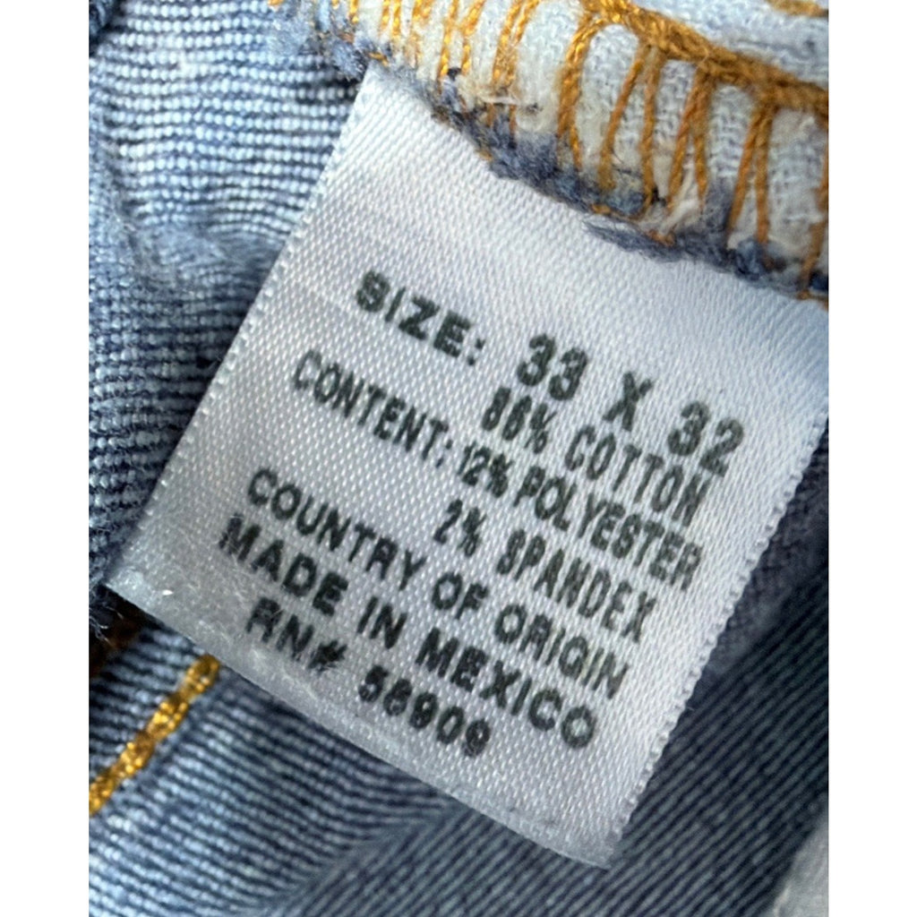 Daniel Cremieux Men's 33x32 Jeans Straight Leg Dark Wash Premium Denim Blue
