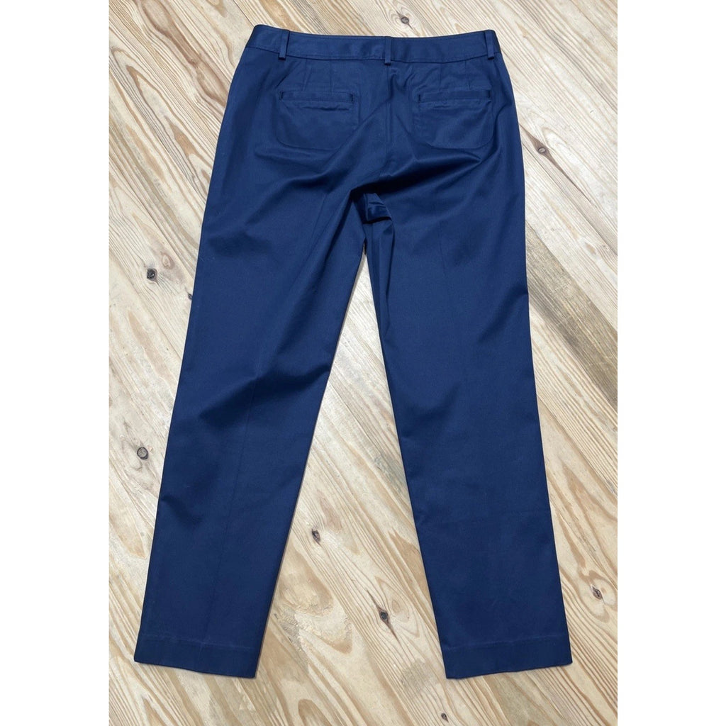 Orvis Dress Pants Womens Size 10 Navy Blue Pleated Front 33x28