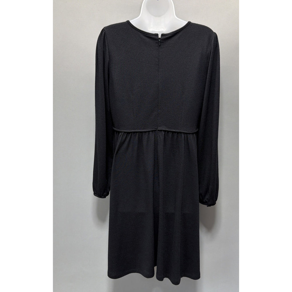Ann Taylor LOFT Black Knit Long Sleeve Dress Size 6