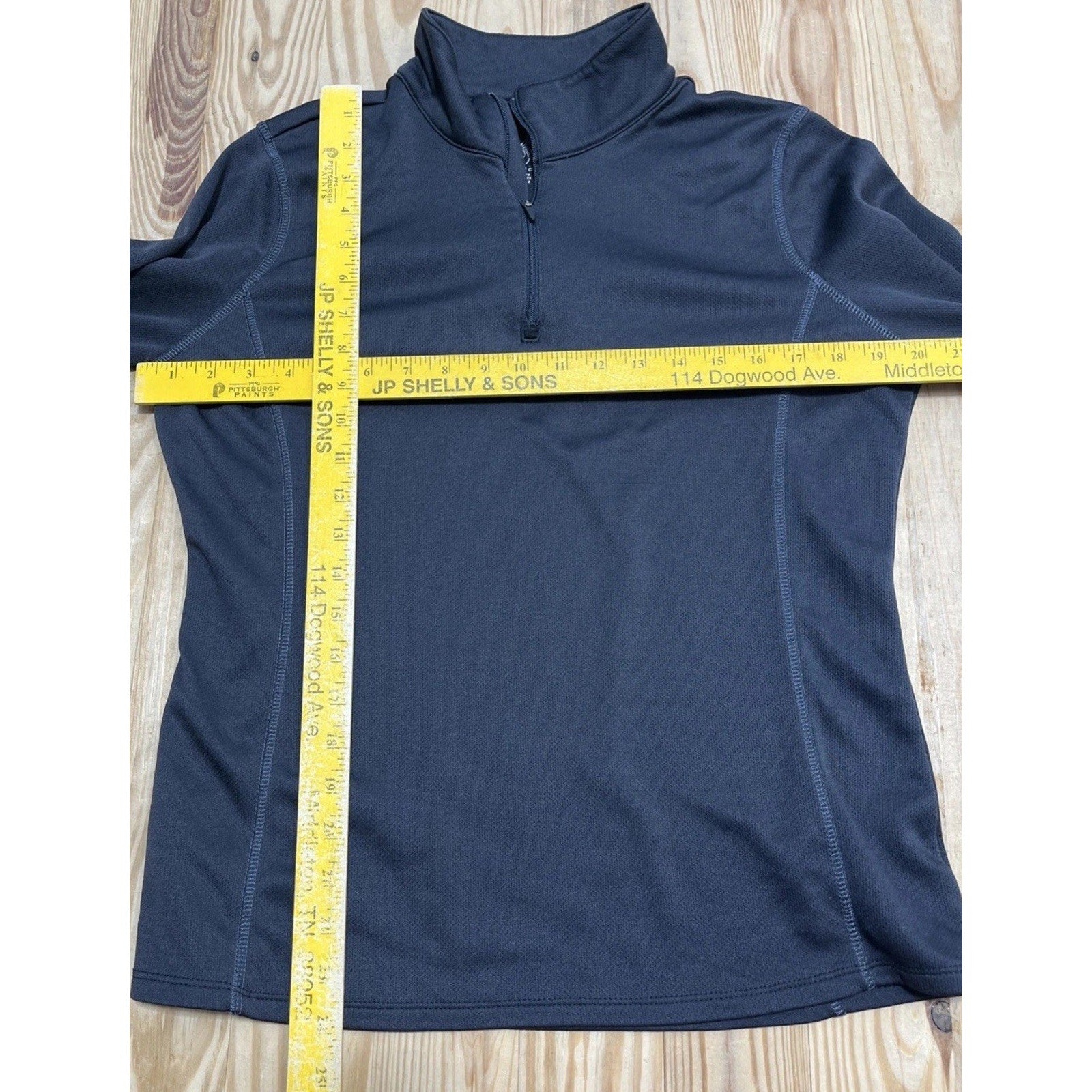 Spyder Dark Grey Quarter Zip Pullover Long Sleeve Shirt Women's Size Large