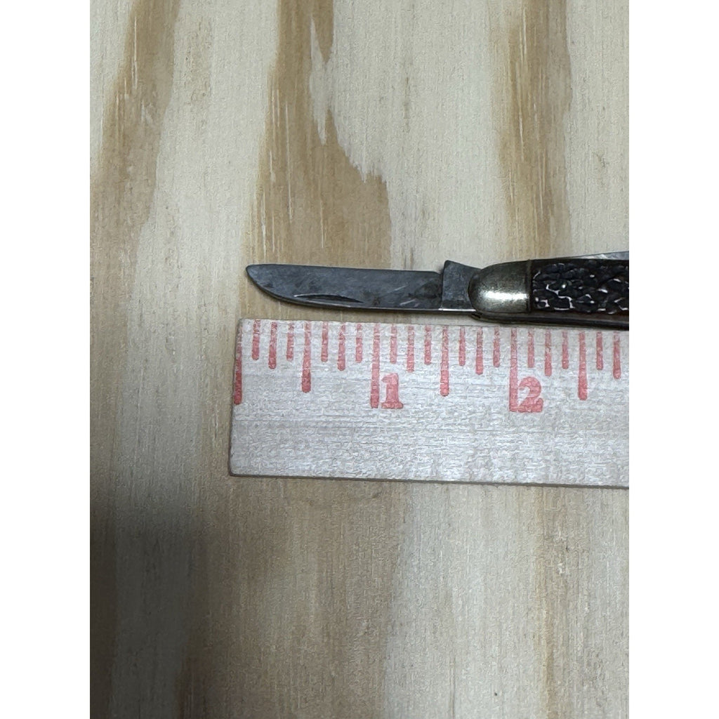 Carl Schlieper Eye Brand Knife Solingen Germany Stag 3 Blade Vintage Pocket Knif