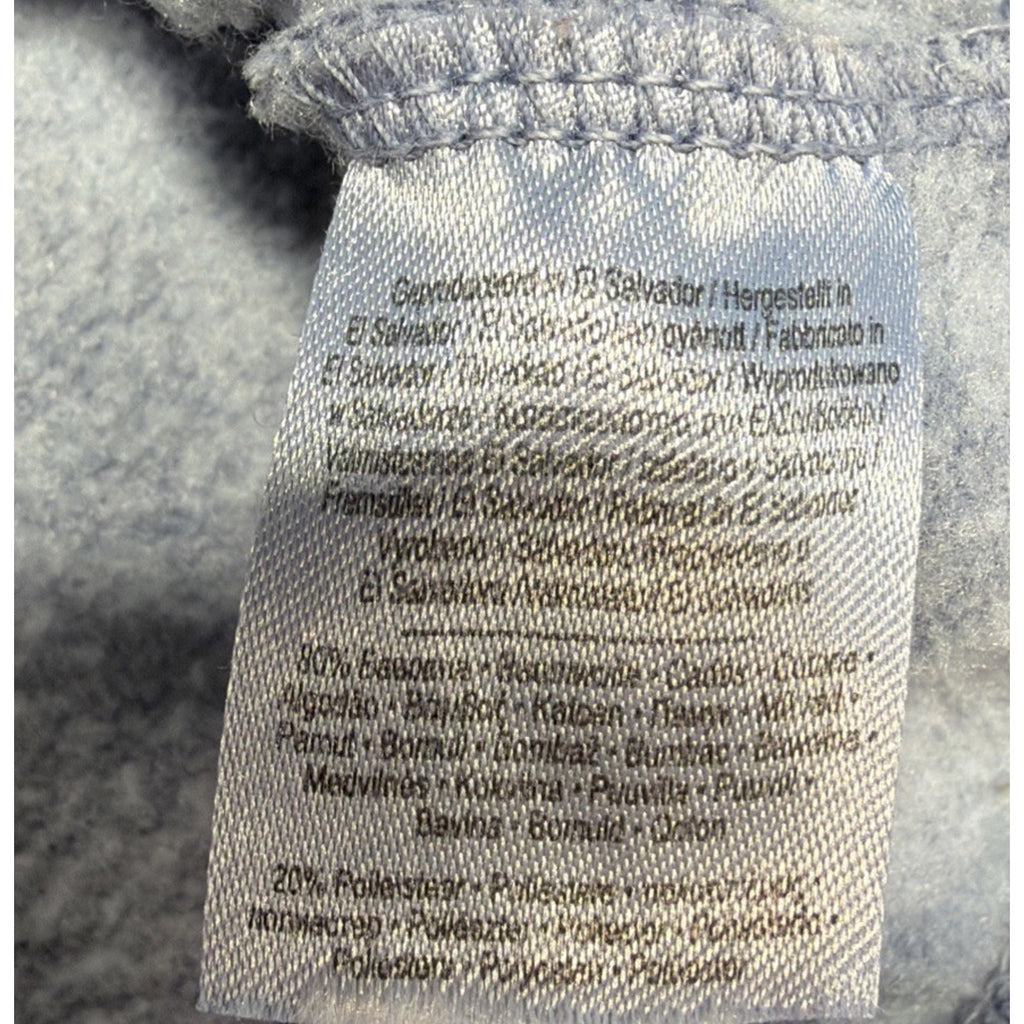 Herbology Cannabis Co. Fleece Hoodie By Comfort Colors Size Large Blue