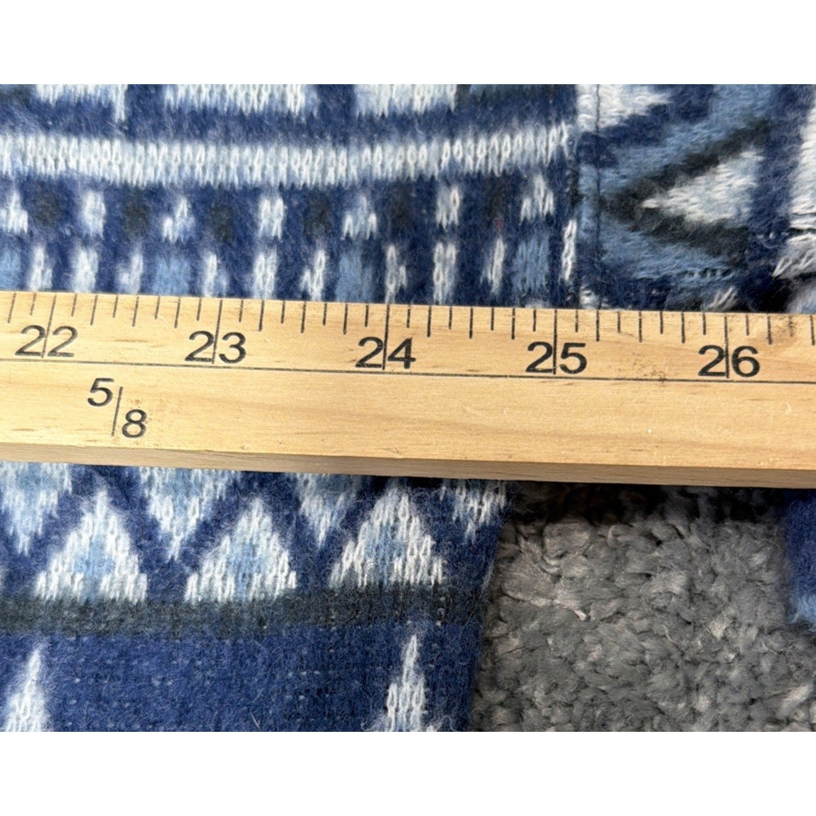 VTG Southwestern Motif Fleece Pullover Womens 18 20 High Neck Aztec Tribal 90s