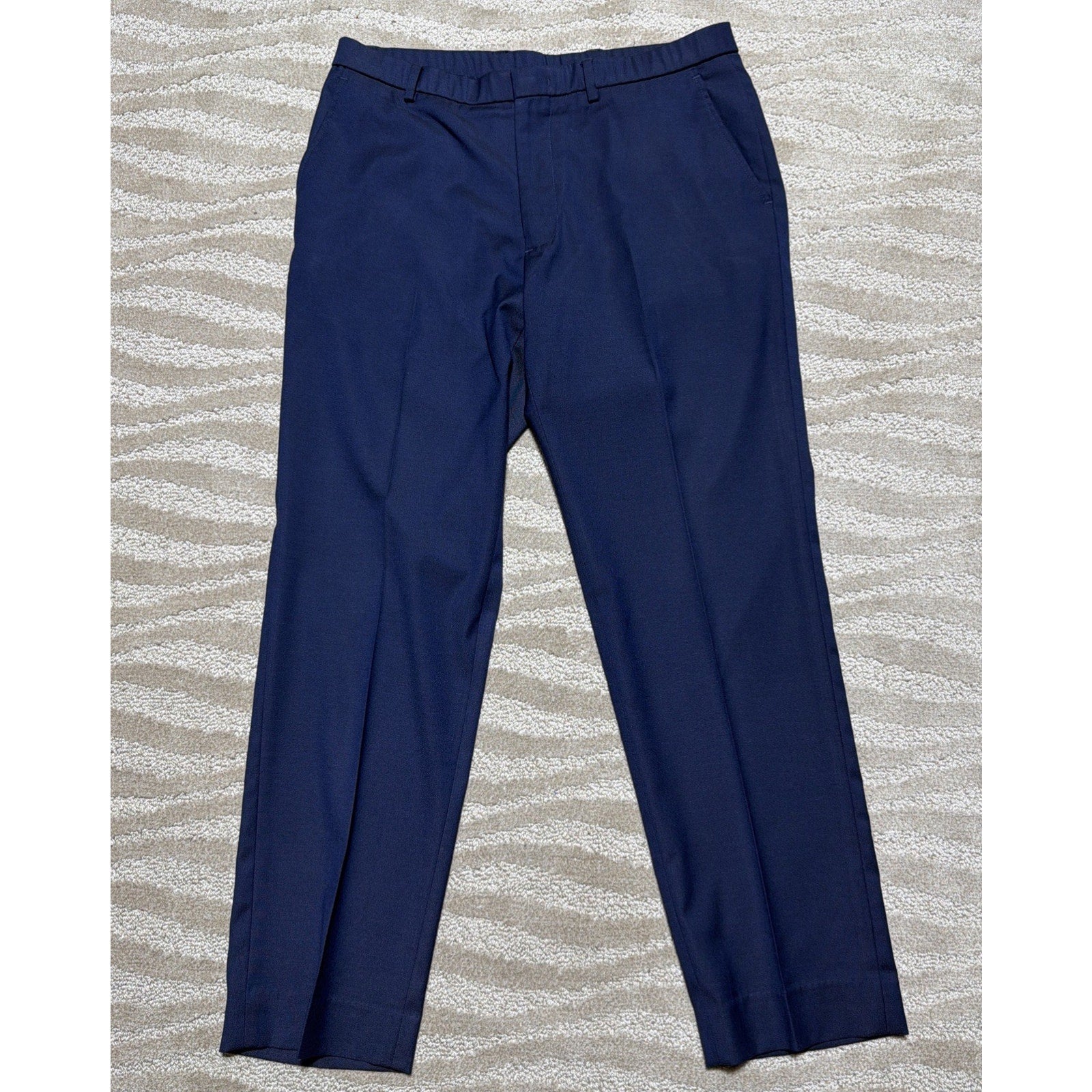 Jos A Banks 1905 Suit Separates Tailored Fit Pant Blue Size 34x30