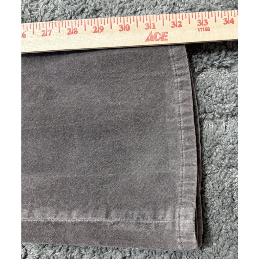 Mica Los Angeles Denim Size 24 Velvet Taupe High Rise Flare Leg Pant