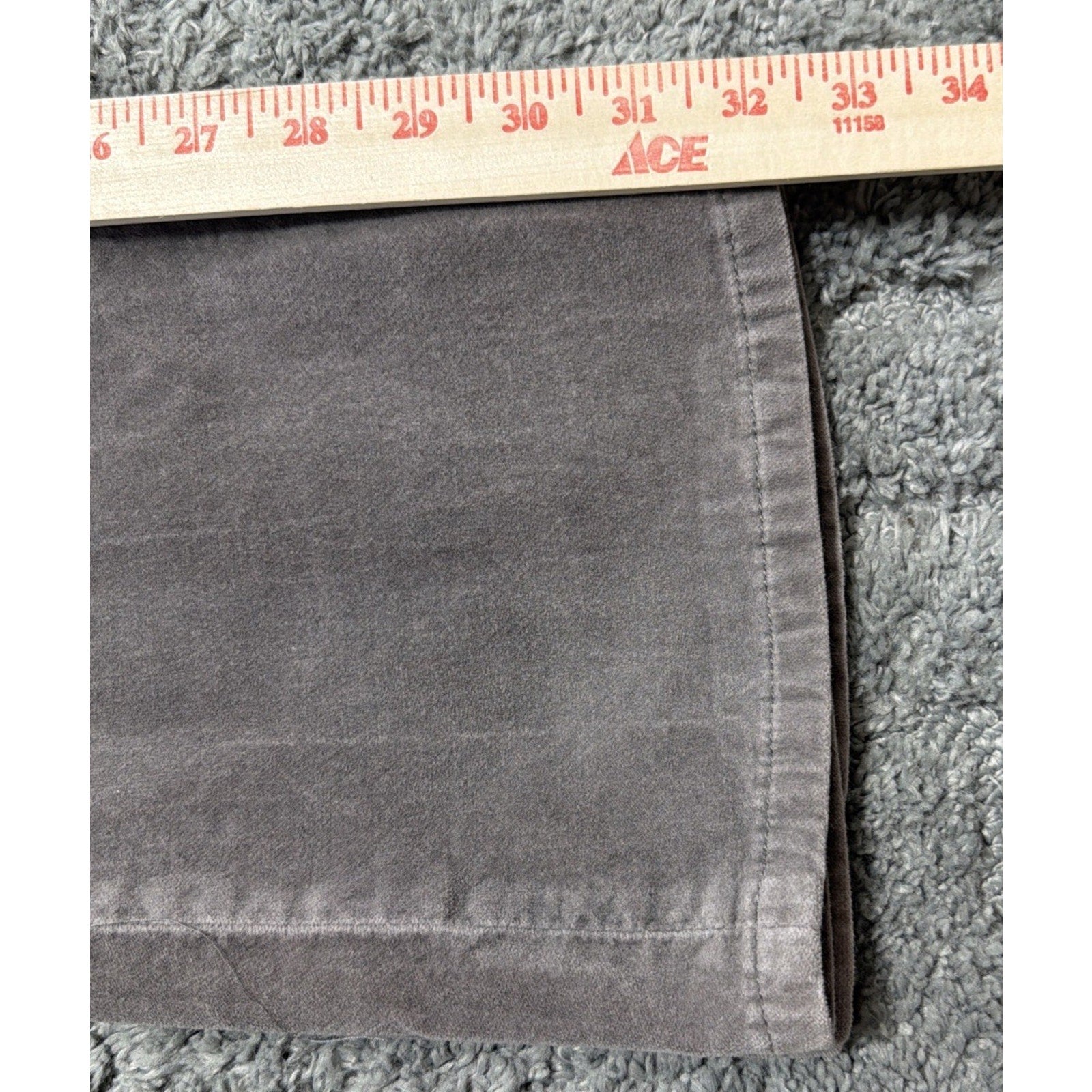 Mica Los Angeles Denim Size 24 Velvet Taupe High Rise Flare Leg Pant