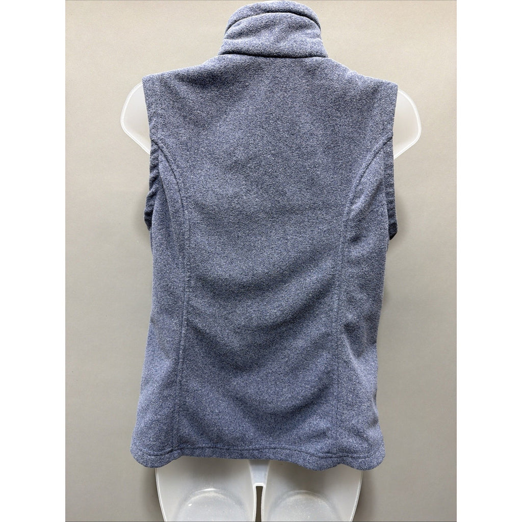Columbia Vest Women's Small Golf Sleeveless Full Zip Outdoors Lightweight Gray