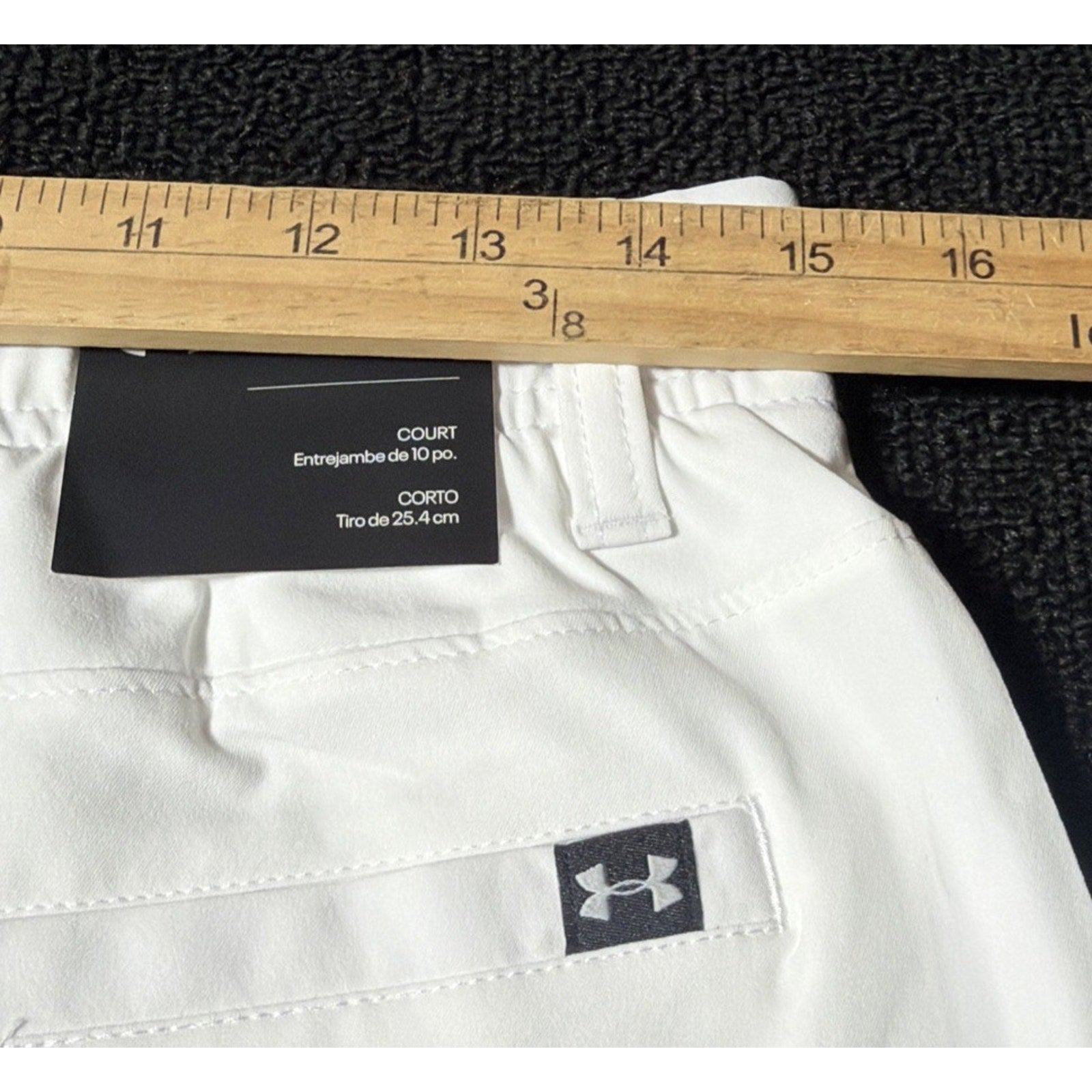 Under Armour Golf Shorts Mens 30 White UA Drive Performance 10" Inseam 1364409