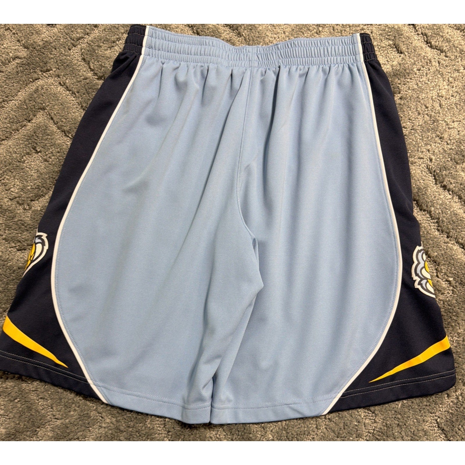 Adidas Memphis Grizzlies Authentic Team Game Issued Blue NBA Shorts Size XL 2010