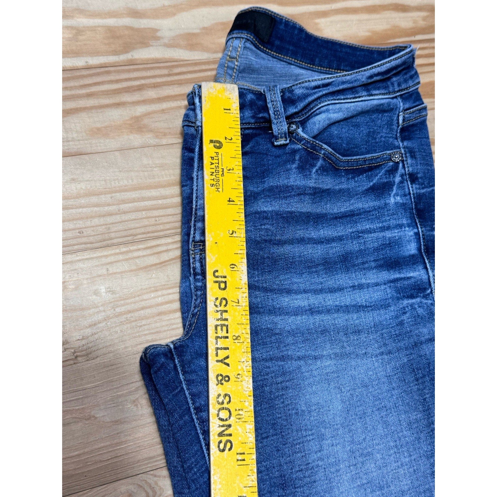 Buckle Black Fit No. 53 Straight Leg Blue Denim Stretch Jeans Women’s Size 26X34