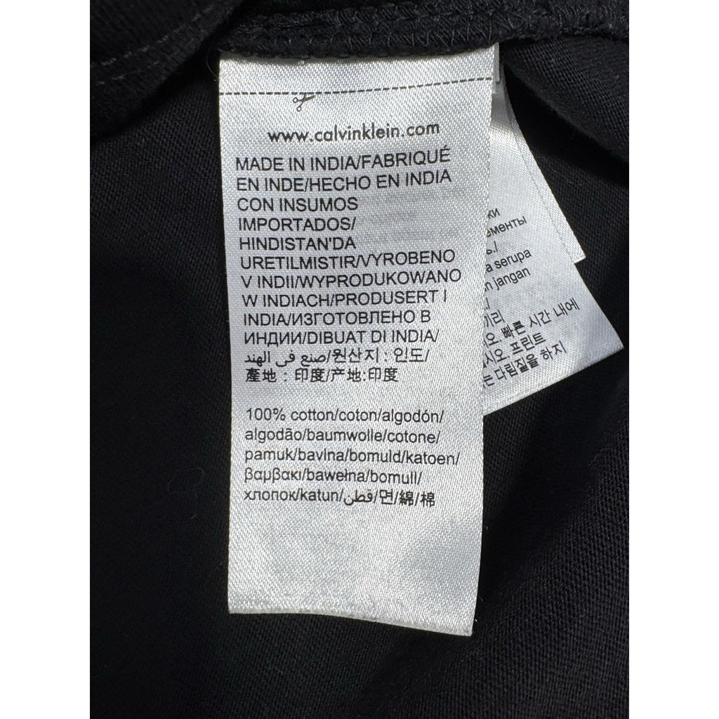 Calvin Klein Black Crew Neck Logo T-Shirt Men’s Size Medium