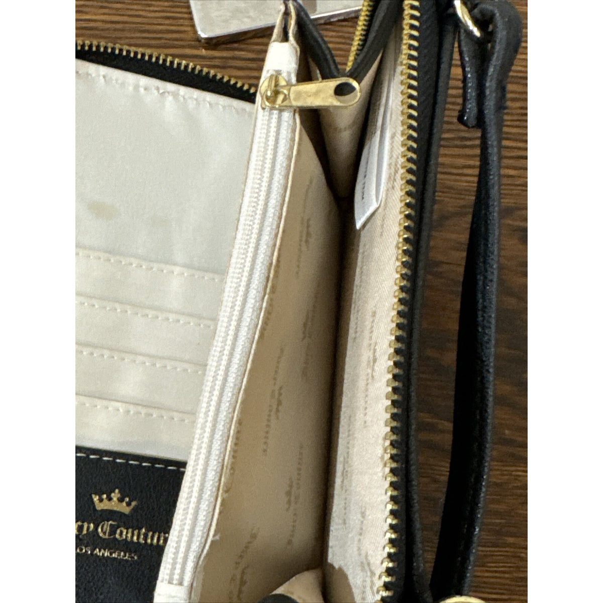 Juicy Couture Flirt Cross body Bag Crossbody Mermaid Shimmering Gold Tags