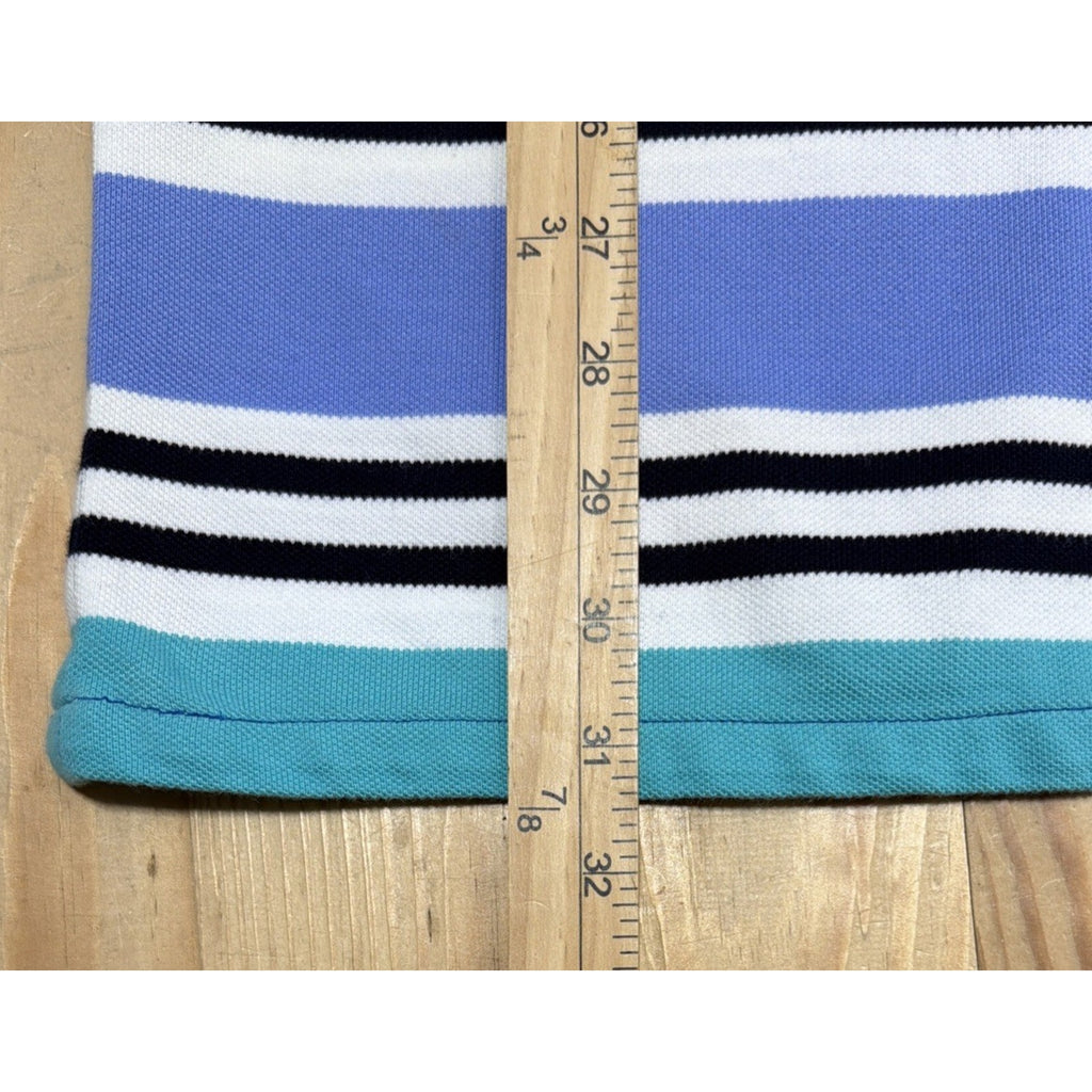 TALBOTS WOMAN Tunic/ Dress 3/4 SLEEVE MULTICOLOR STRIPED TOP Small