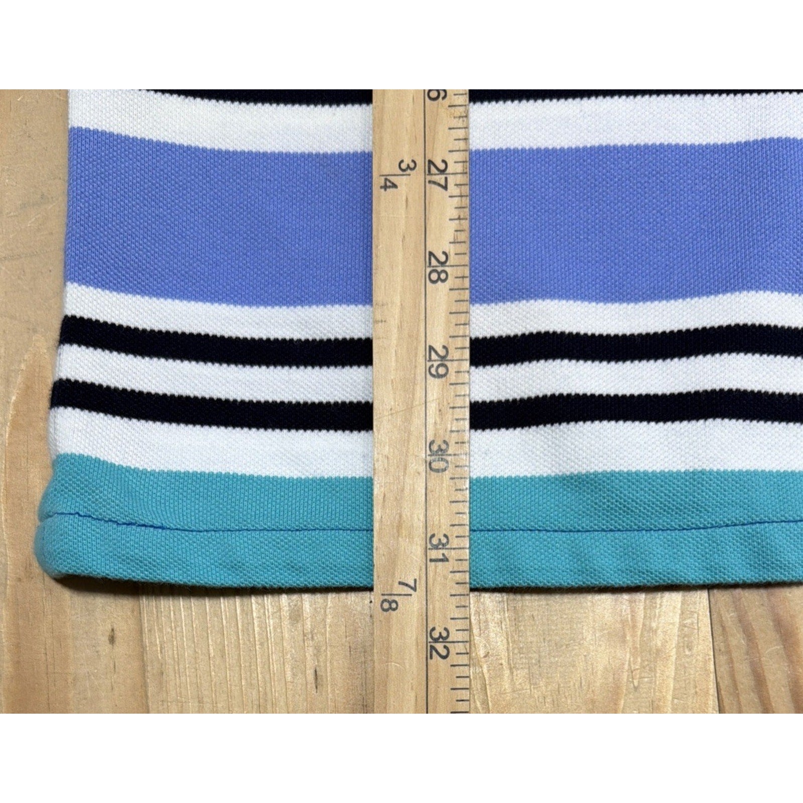 TALBOTS WOMAN Tunic/ Dress 3/4 SLEEVE MULTICOLOR STRIPED TOP Small