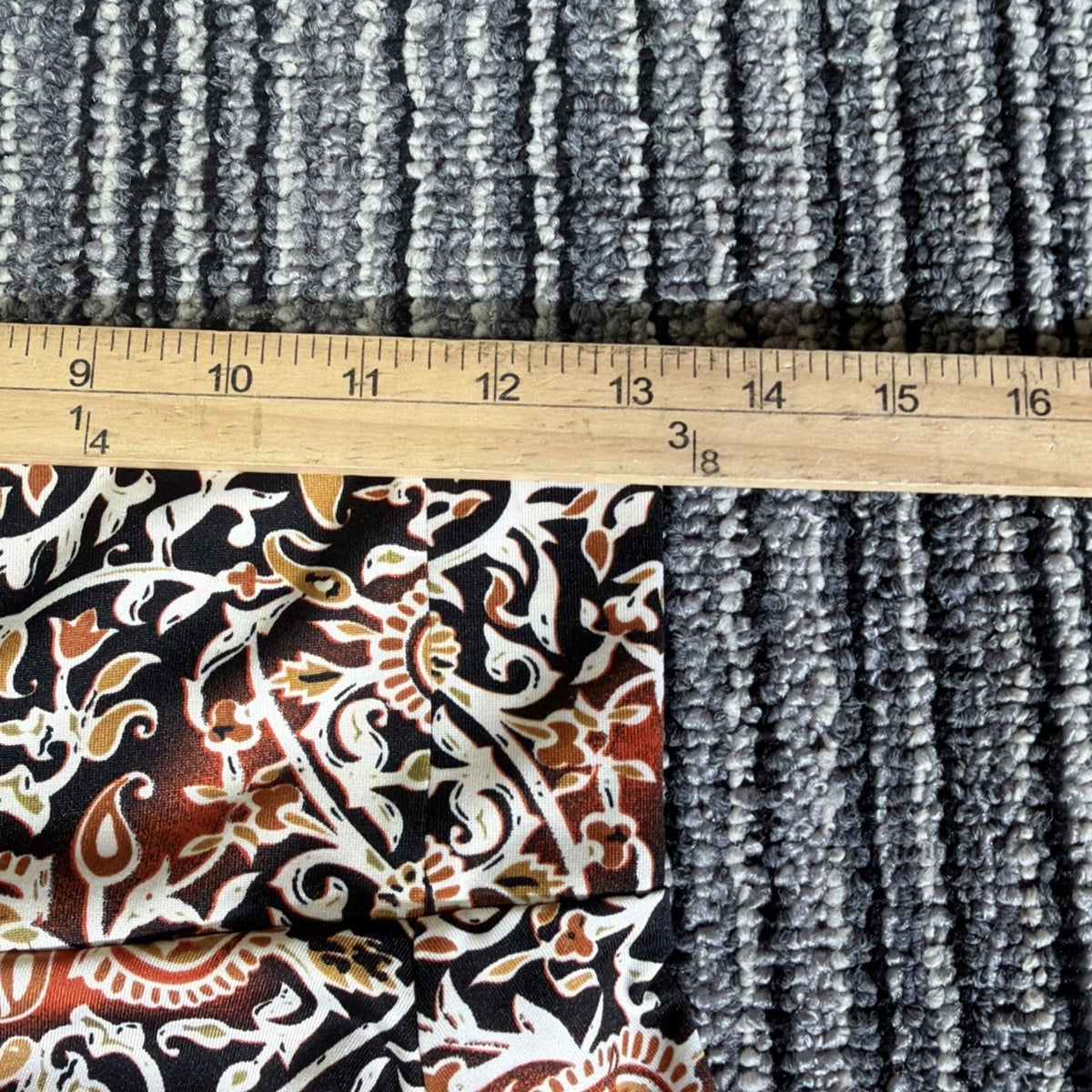 Hypnotized Jersey Skirt Women S Multi Paisley Design Elastic Waist Boho Retro