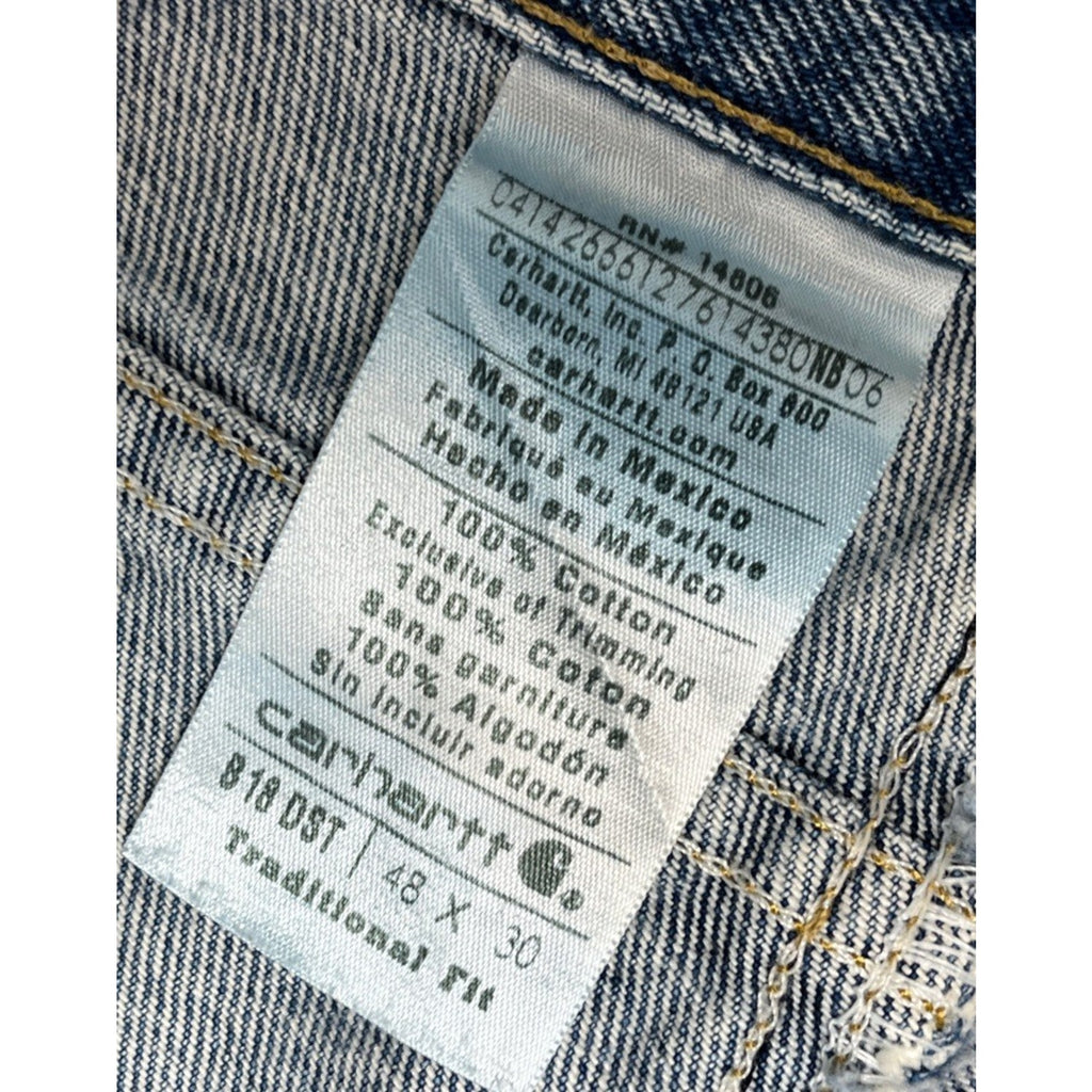 Men's CARHARTT Denim Jeans 48x30 - Excellent Condition