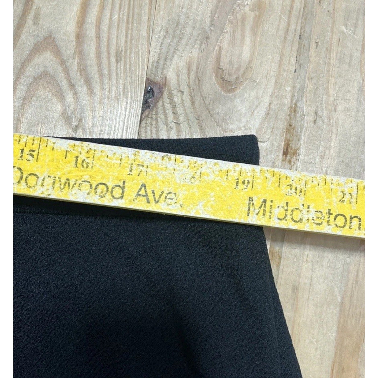 $60 Bar III Women's Black Trendy Faux-Wrap Skort Plus Size 1X
