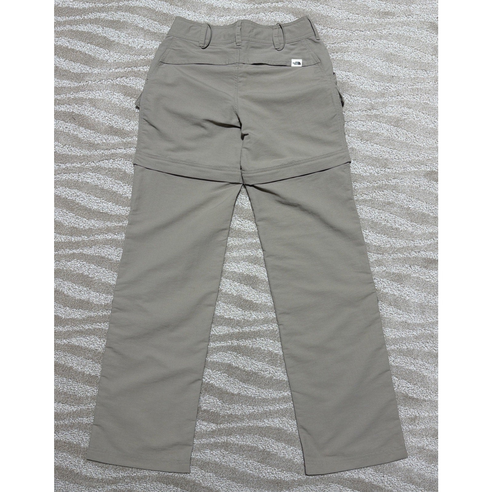 The North Face Hiking Pants Convertible Zip Off Shorts Women's 0 Excellent 27x31