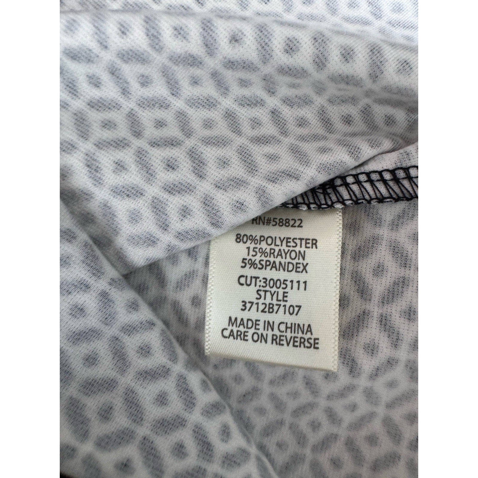 Max Studio Two-Piece Black White Capri Set Geometric Women’s Size Medium nWT