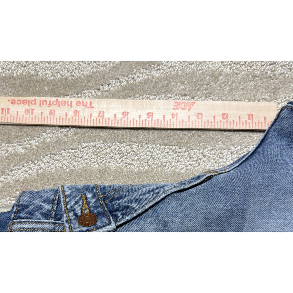 Altar’d State Shorts Womens S Distressed Blue Jean Raw Hem Stretch 28x3