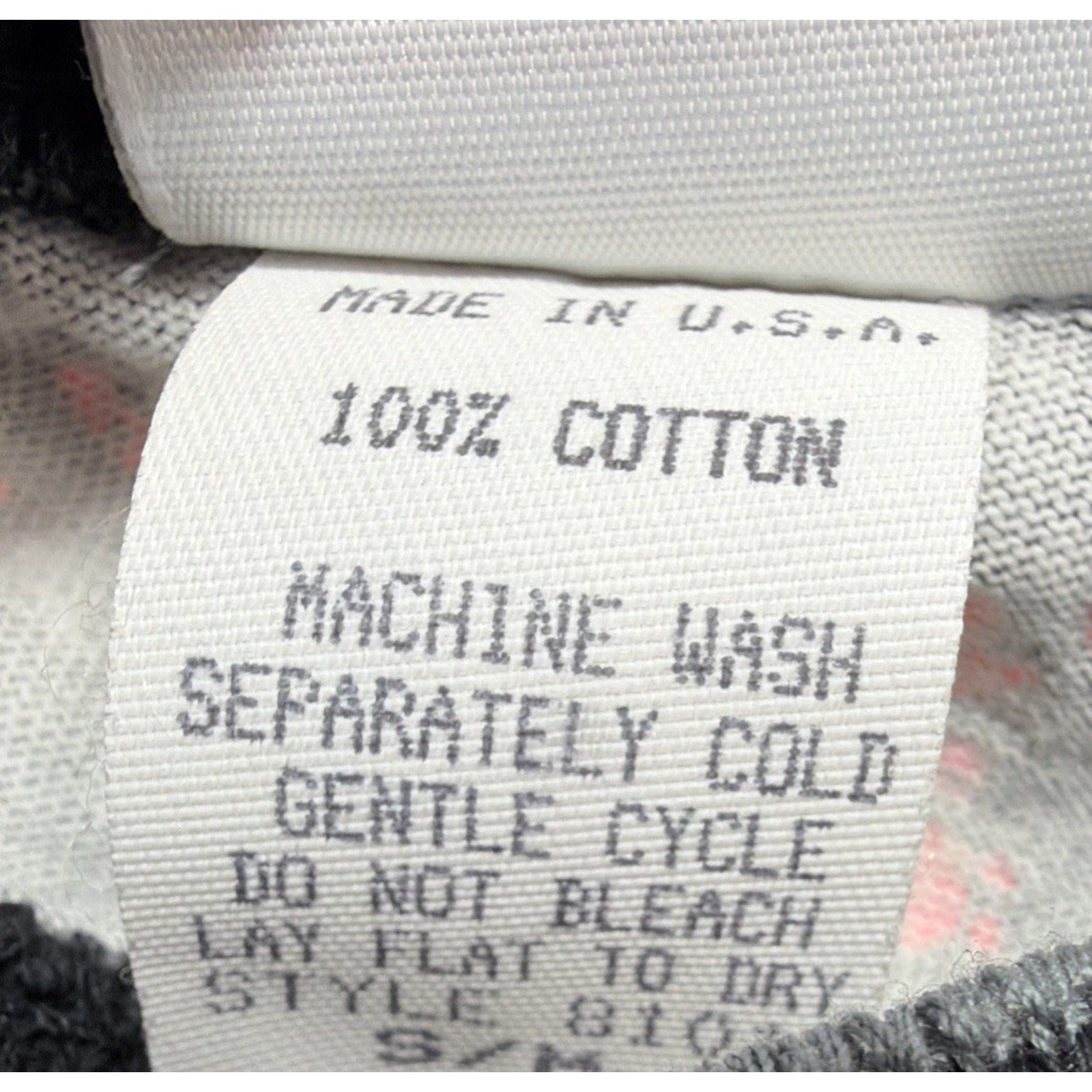 VTG 90s DISNEY BLACK GRAY Oversized STRIPED T-SHIRT MICKEY & GOOFY S/M Made USA