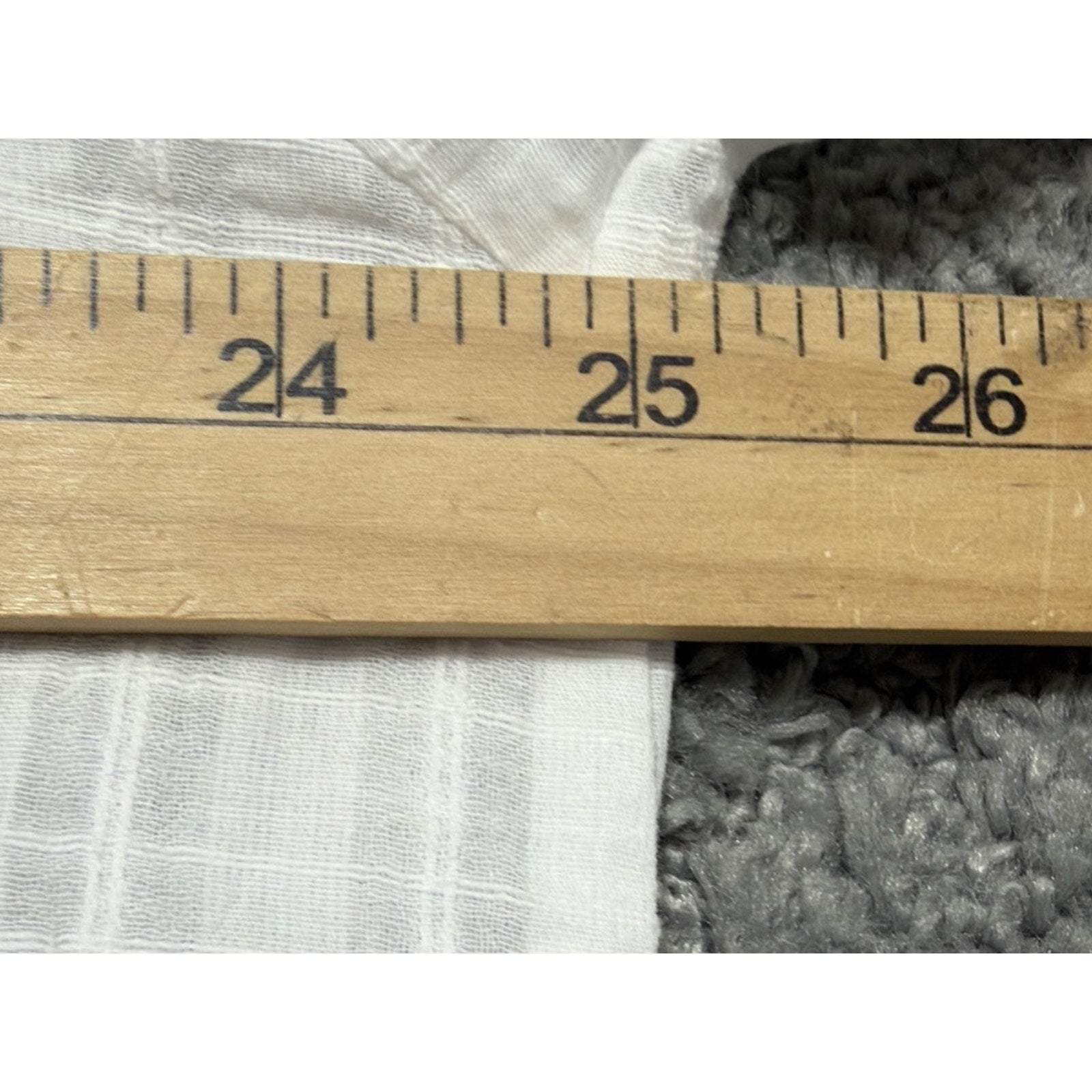 CATO White Floral Embroidered Casual Short Tie Sleeve Top Size 18/20W New