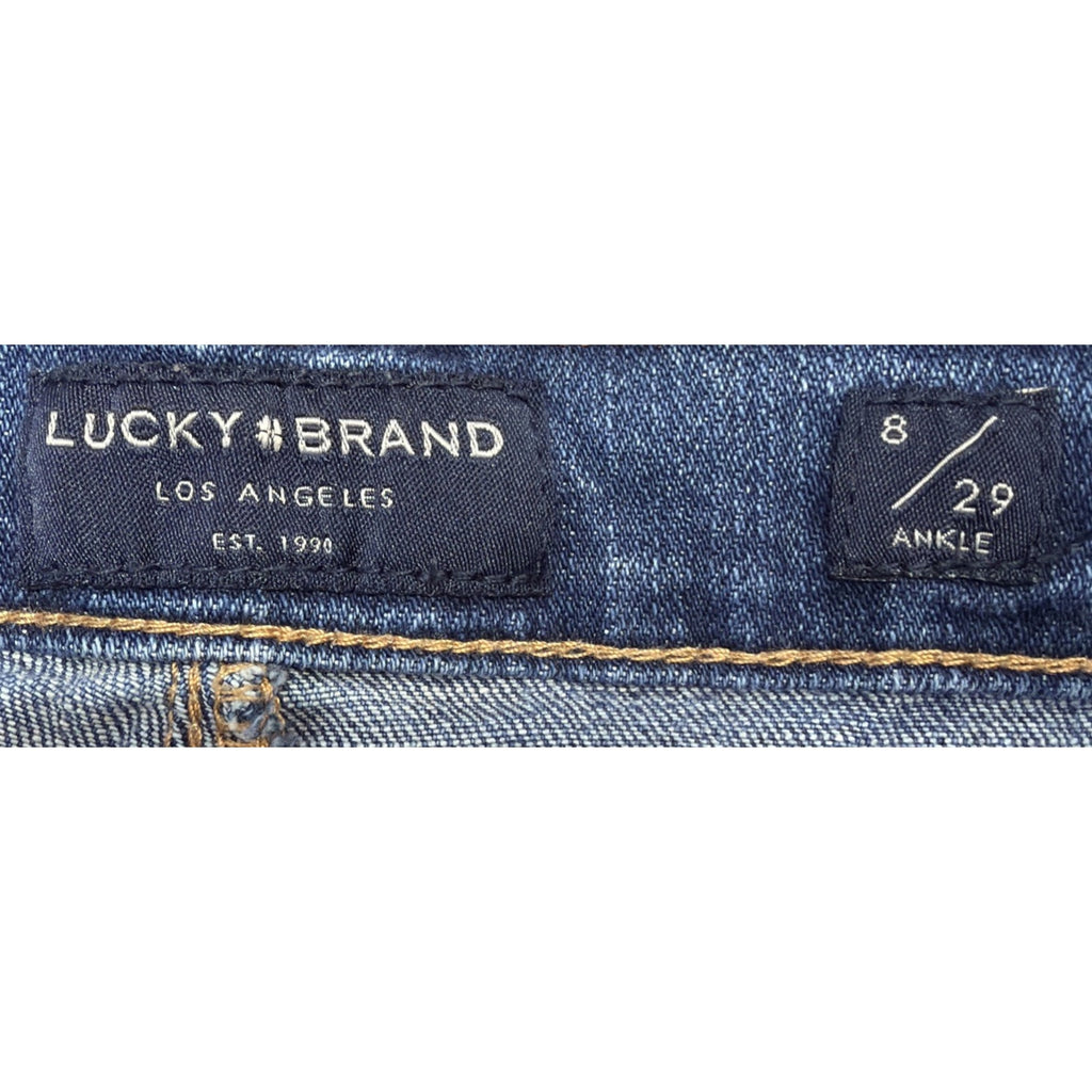 Lucky Brand Sweet Straight Leg Denim Jeans Women's 8/29 Med Wash Mid-Rise