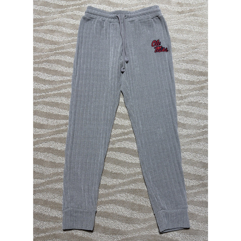 Ole Miss Rebels NCAA Gray Tapered Lounge Pants Size S Excellent