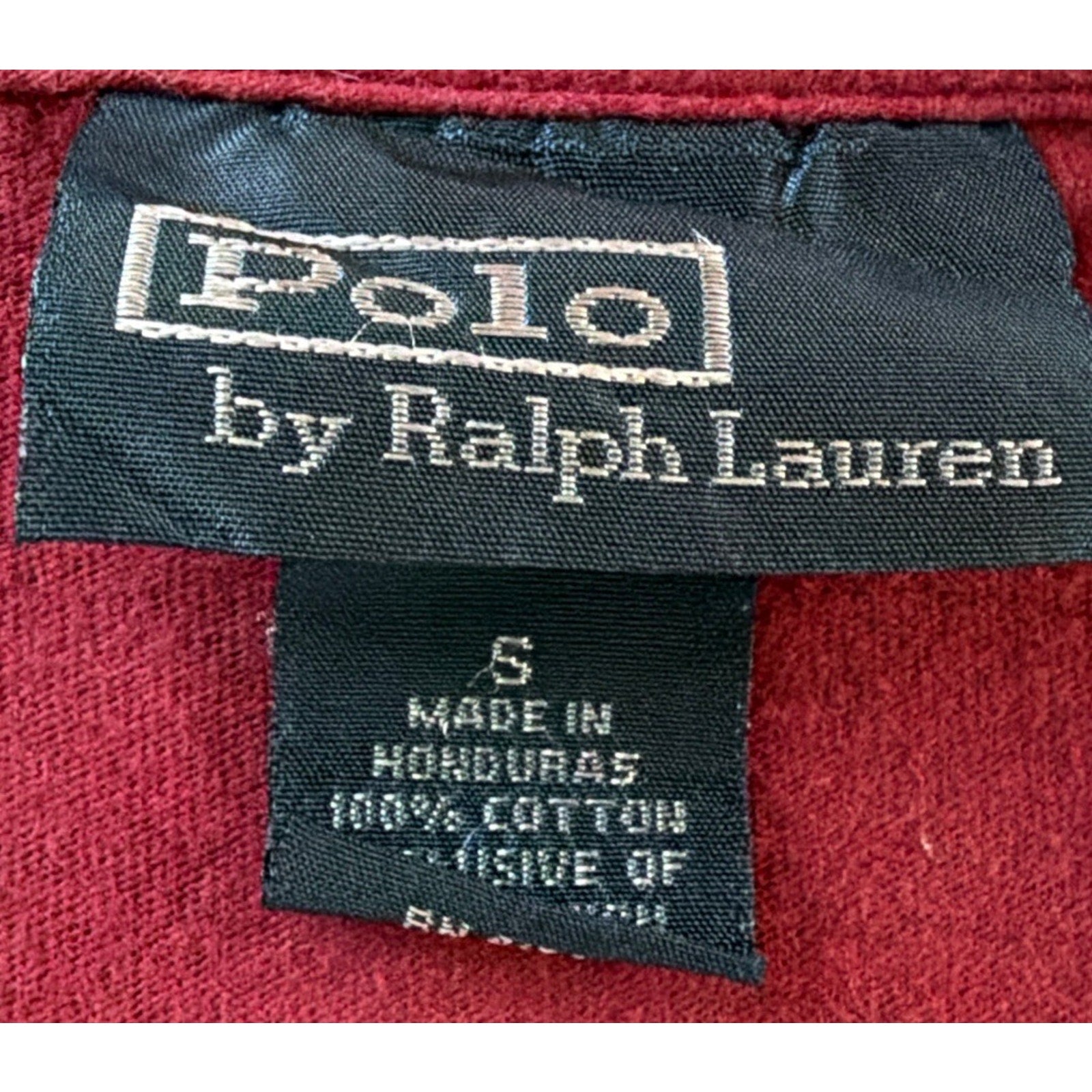 Polo Ralph Lauren Men’s Red Blue Pony T-Shirt Size Small Pullover Tee