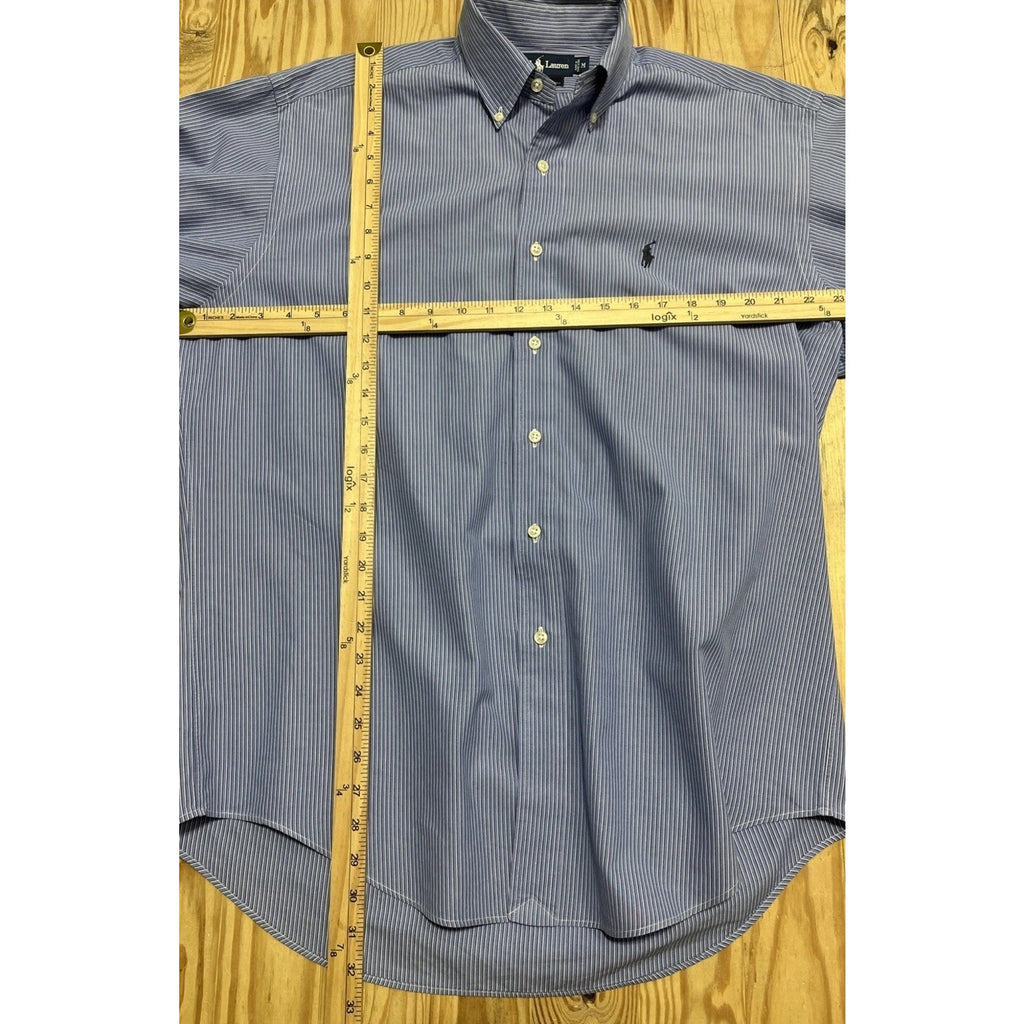 Ralph Lauren Blake shirt mens Medium blue stripe long sleeve button down
