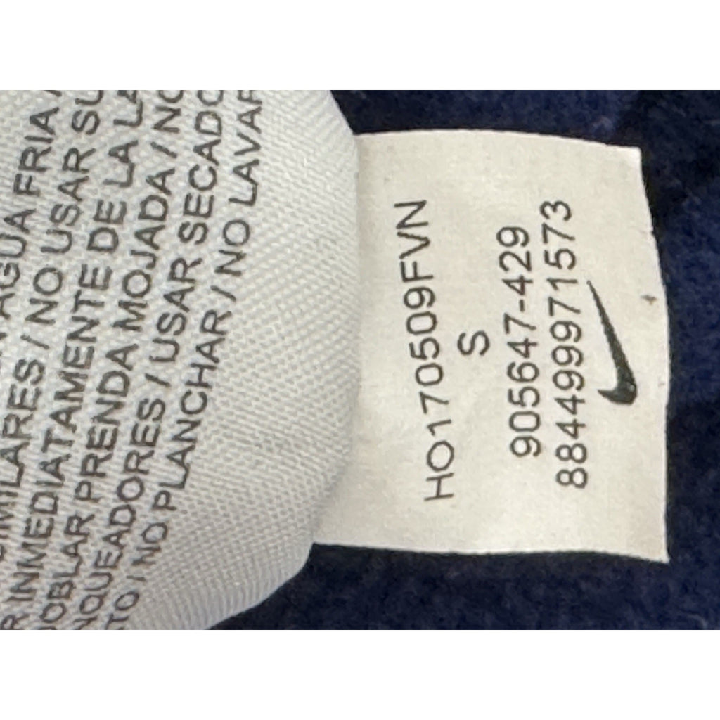 Nike Dri-Fit Pullover Hoodie Men’s Small Blue With Flaw