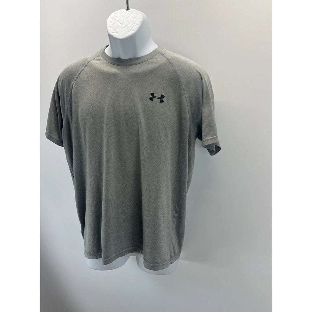 Under Armour Heat Gear Gray Loose Fit Lightweight Compression Shirt Men’s M