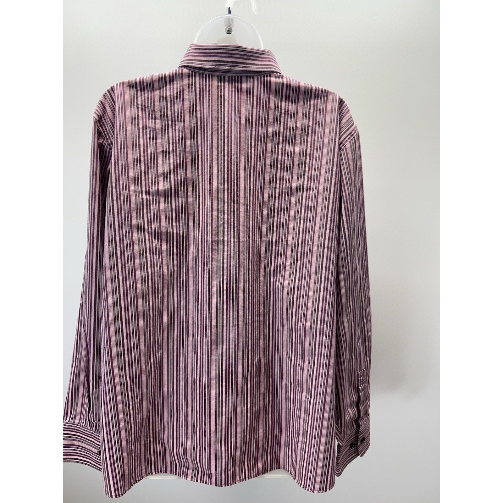 EDDIE BAUER WOMEN'S WRINKLE RESISTANT STRIPED COTTON SHIRT - SIZE XXL 9647.
