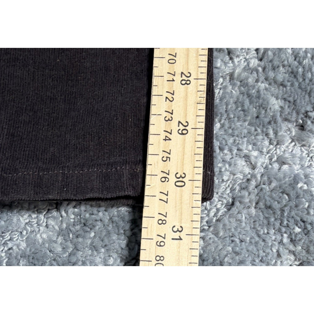 Jones New York Sutton Straight Corduroy Women’s Size 8 Brown Slimming Pants